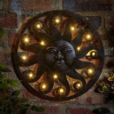 Metal Sun Outside Wall Art 